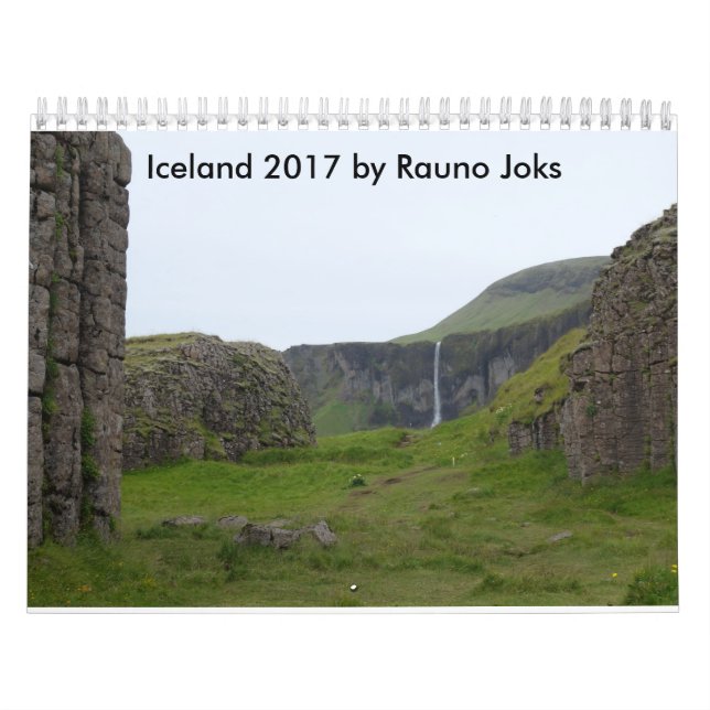 Iceland 2017 by Rauno Joks Calendar (Cover)