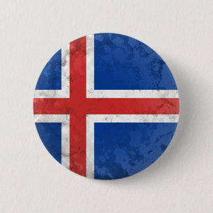 Iceland 6 Cm Round Badge