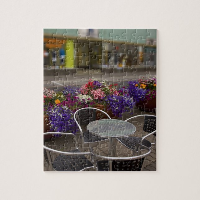 Iceland, Akureyri. View of the main business Jigsaw Puzzle (Vertical)