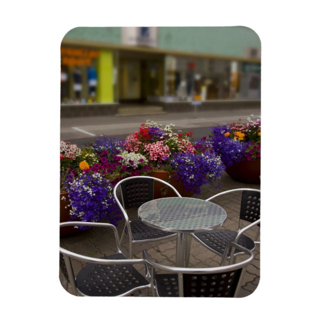 Iceland, Akureyri. View of the main business Magnet (Vertical)