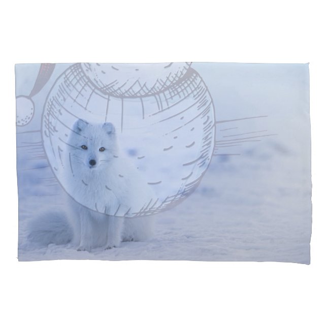 Iceland Arctic Fox Pillowcase (Front)
