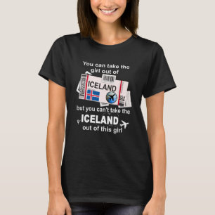 Iceland Boarding Pass Iceland Girl Iceland T-Shirt