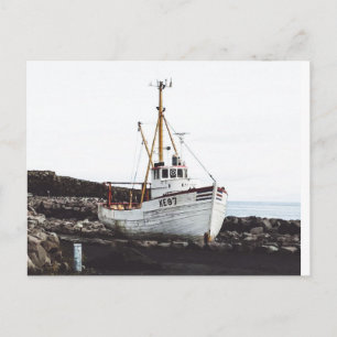 Iceland Boat Postcard