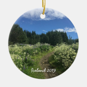 Iceland - ceramic ornament