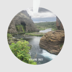 Iceland - ceramic ornament