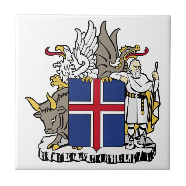 Iceland Ceramic Tile (Front)
