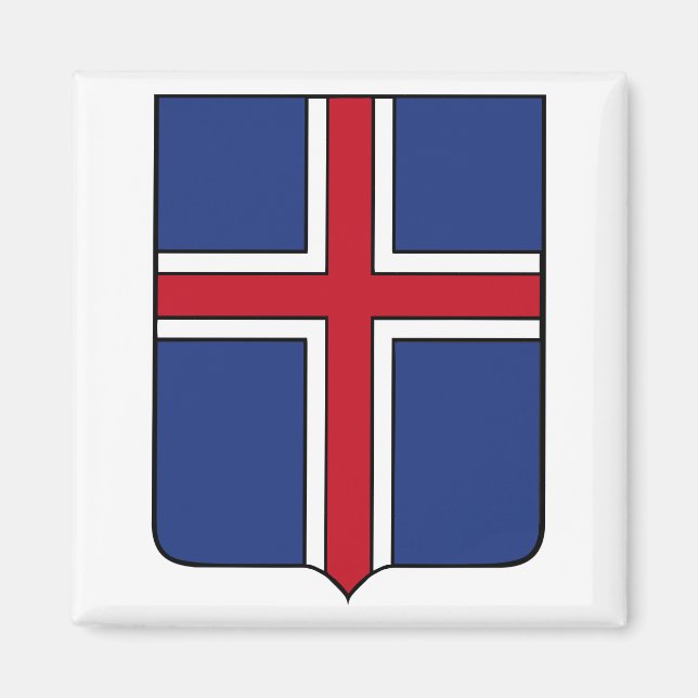 Iceland Coat of Arms Magnet (Front)