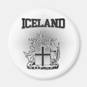 Iceland  Coat of Arms Magnet