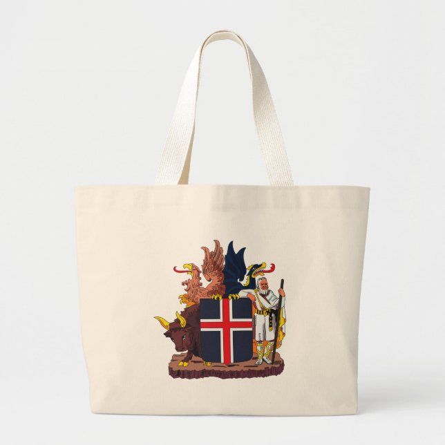 Iceland Coat of Arms Tote Bag (Front)