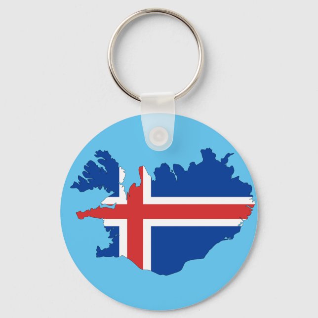 Iceland country key ring (Front)