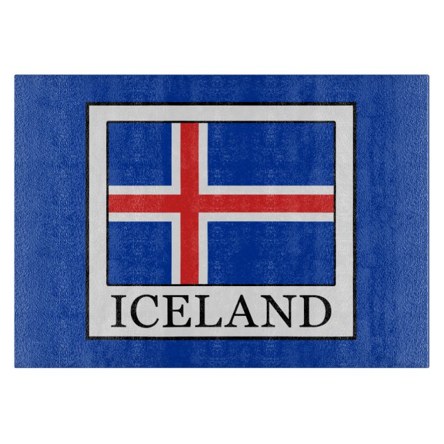 Iceland Cutting Board (Front)