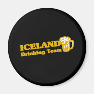 Iceland Drinking Team Magnet