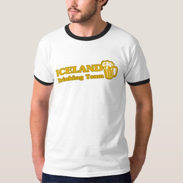 Iceland Drinking Team T-Shirt (Front)
