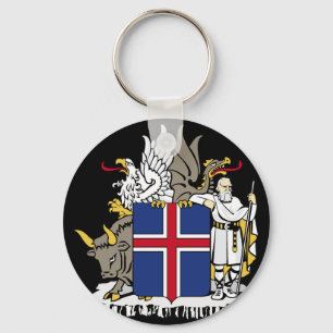 iceland emblem key ring
