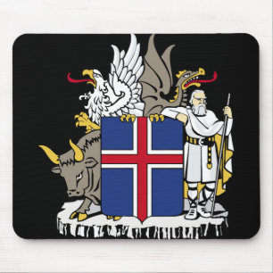iceland emblem mouse mat