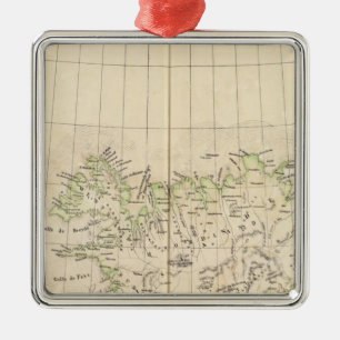 Iceland, Europe Metal Tree Decoration