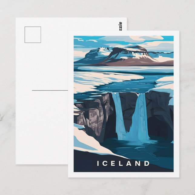 Iceland Famous Travel Place Postcard (Front/Back)