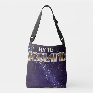 Iceland fight poster crossbody bag