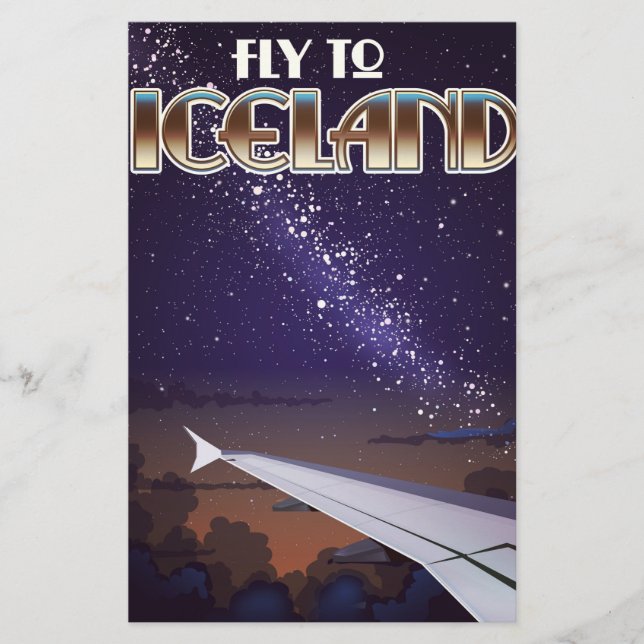 Iceland fight poster stationery (Front)