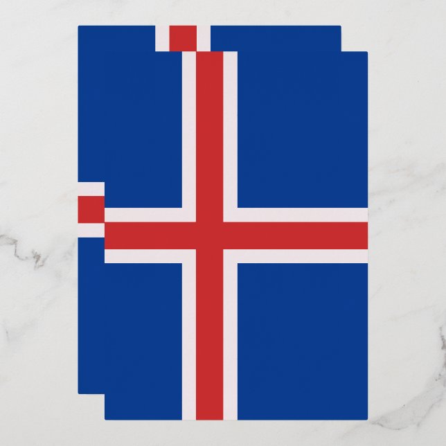 Iceland flag (Front/Back)