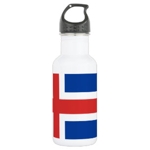 Iceland flag 532 ml water bottle