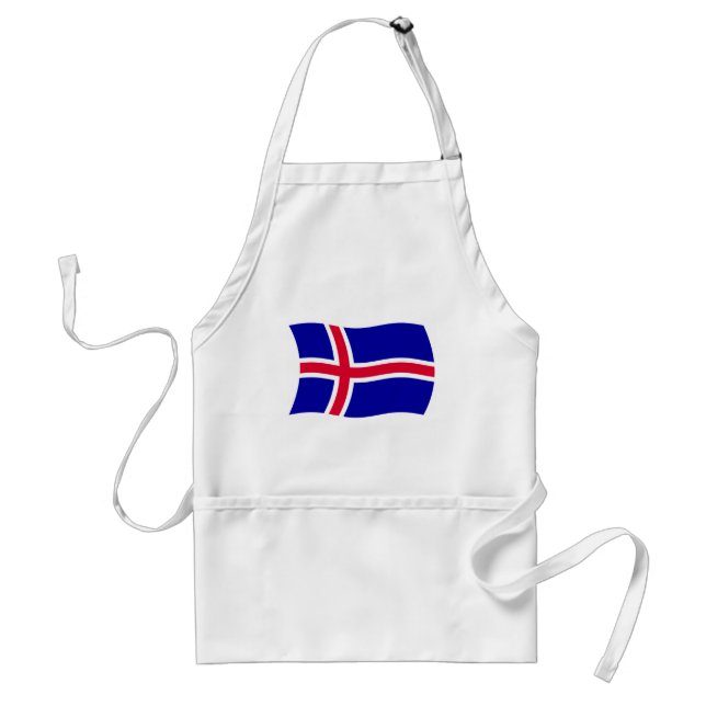 Iceland Flag Apron (Front)