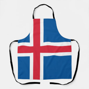 Iceland Flag Apron