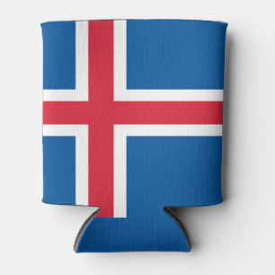 Iceland flag  can cooler