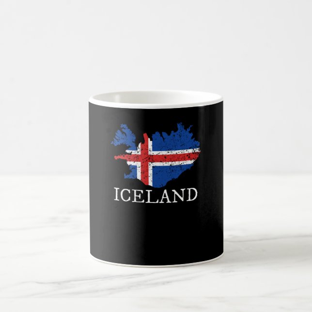 Iceland Flag Coffee Mug (Center)