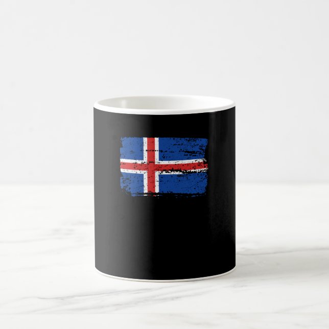 Iceland Flag Coffee Mug (Center)