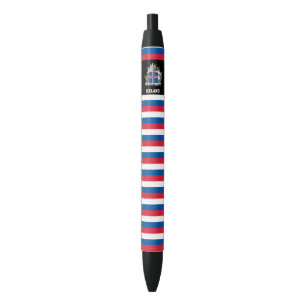 Iceland Flag Cute Patriotic Black Ink Pen