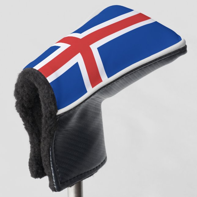 Iceland Flag Golf Head Cover (3/4 Front)