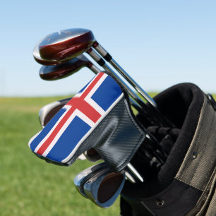 Iceland flag golf head cover