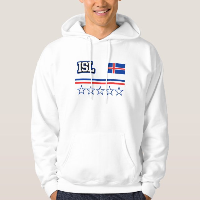 Iceland Flag Hoodie (Front)