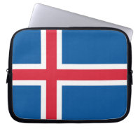 Iceland Flag Laptop Sleeve