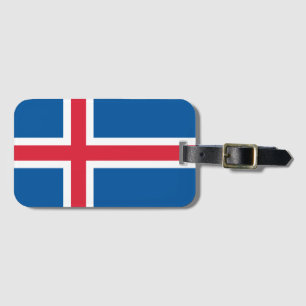 Iceland flag Luggage Tag