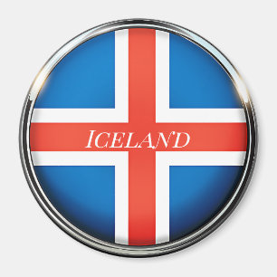 Iceland, flag, magnet