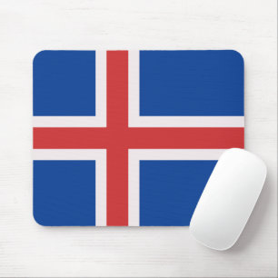 Iceland flag mouse mat
