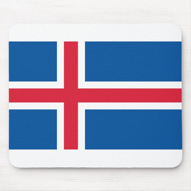 Iceland Flag Mouse Mat (Front)