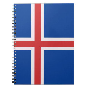 Iceland flag notebook