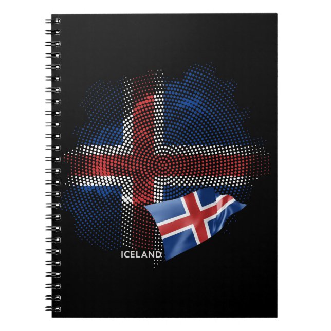 Iceland flag notebook (Front)