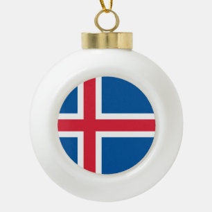 Iceland flag - ornament