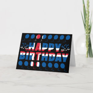 Iceland Flag Patriotic Birthday Card