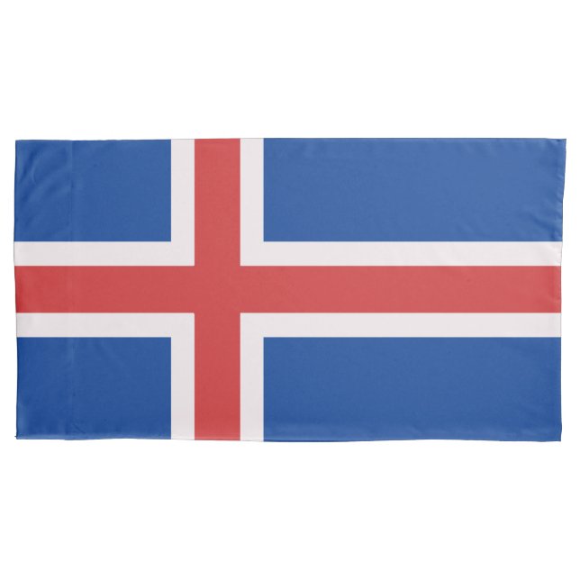 Iceland flag pillowcase (Front)