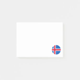 Iceland Flag Post-it Notes