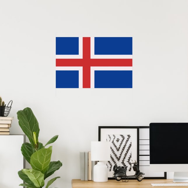 Iceland flag poster (Home Office)
