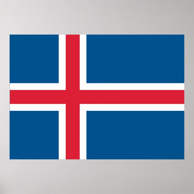 Iceland Flag Poster (Front)