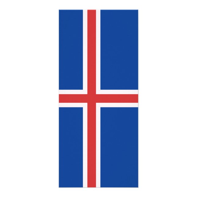 Iceland flag rack card (Front)