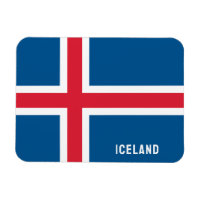 Iceland Flag Rectangular Sticker