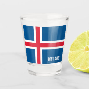 Iceland Flag Shot Glass